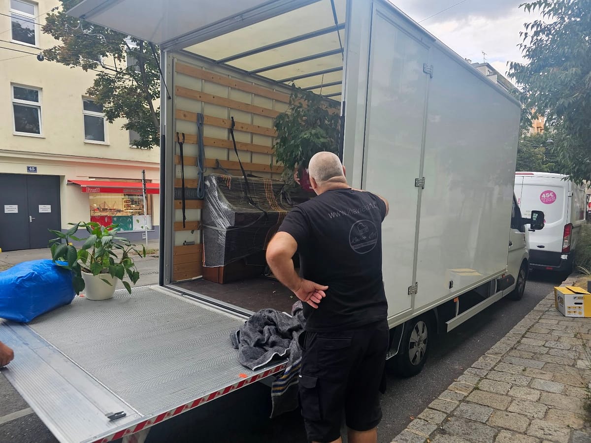 Klaviertransport über lange Strecke – MK Klavier Art
