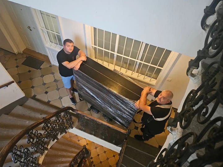 Klaviertransport - MK Klavier Art im Einsatz