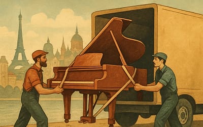 Internationaler Klaviertransport in Europa: so klappt’s